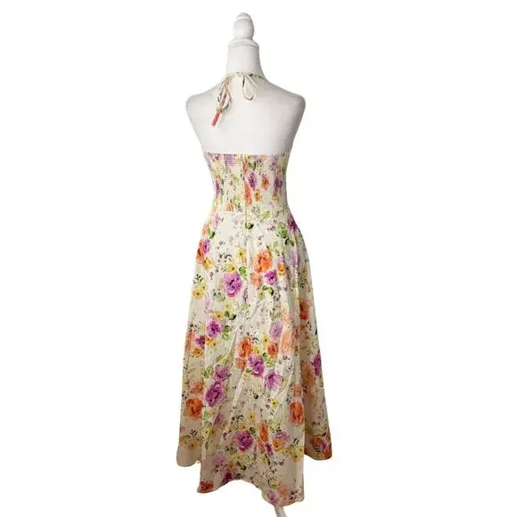 Favorite Daughter Halting Traffic Floral Maxi Dress 6 NEW - Picture 5 of 10